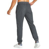 1 x RAW Customer Returns JustSun jogging pants men s training pants men s sports pants men s long cotton fitness leisure pants men s zipper pockets dark grey XL - RRP €32.99