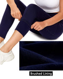 1 x Brand New BATHRINS Thermal Leggings Women s Lined High Waist Warm Thermal Leggings with Mobile Phone Compartment Sports Leggings Long Fleece Thick Leggings Winter Yoga Pants Running Pants Navy Thermal, XL  - RRP €23.18