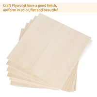 1 x RAW Customer Returns Dofiki 15 pieces 3 mm plywood basswood sheets 300 x 300 x 3 mm craft plywood for laser cutting laser engraving wood burning construction model, 3 mm bass wood sheet - RRP €33.26