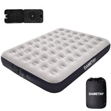 1 x RAW Customer Returns Dametay Self-Inflating Air Mattress with Electric Air Pump Self-Inflatable Air Mattress Air Bed Inflatable Mattress for 2 People Guest Bed for Camping Travel Home 198 x 152 x 25 cm - RRP €69.99