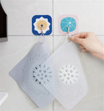 1 x RAW Customer Returns VIONNPPT 2 Pack Drain Strainer Hair Catcher, Silicone Suction Cup, Drain Cover for Shower, Bathtub, Kitchen, Bathroom, Strainer White  - RRP €12.1