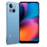 1 x RAW Customer Returns Xgody X18 Unlocked 4G Android 10 Mobile Phone with 4000mAh and 6.3 inch Display, 2GB 16GB, 256GB Expandable, Dual SIM, 8MP 5MP, GPS Face ID Blue  - RRP €21.6