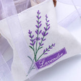 1 x Brand New Ylinwtech 20 pieces lavender bags empty, lavender sachets drawstring bags, empty bags, organza bags, scented sachets floral print for lavender spices and herbs - RRP €9.99