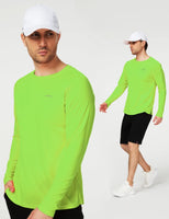 2 x Brand New Camii Mia UV Shirt Men Water UPF 50 , Rashguard Men Sun Protection Long Sleeve Shirt for Outdoor Sports Light Green, XX-Large  - RRP €55.2