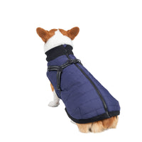 3 x RAW Customer Returns KEZATO Winter Dog Coat with Dog Harness, Cotton Lined Dog Jacket, Warm Winter Coat for Small Dogs, Gray S - RRP €72.57