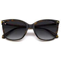 1 x RAW Customer Returns Polaroid Women s PLD 4108 s Sunglasses, 086 LA Havana, 55 - RRP €33.04