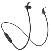 1 x RAW Customer Returns Garegce sports headphones on-ear, magnetic, stereo, HiFi V5.0, CVC 6.0 microphone, anti-sweat, compatible with iPhone and Android - black - RRP €21.6