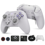 1 x RAW Customer Returns No Drift GuliKit KK3 Max Bluetooth Controller, Kingkong 3 Max Wireless Controller for Switch OLED Switch PC, Joystick Trigger Hall Effect, Maglev Rotor HD Vibration, Hyperlink Adapter Grey  - RRP €79.99