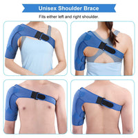 1 x RAW Customer Returns Shoulder Arm Support for Men Women, Left Right Shoulder Brace, Shoulder Band with Hot Cold Compress, for Ac Joint Protection, Shoulder Tendinitis Periarthritis Sprained Pain - RRP €24.84