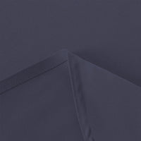 1 x RAW Customer Returns Tablecloth linen look water-repellent lotus effect stain protection easy-care washable dirt-repellent table linen soft wrinkle-free decorative 150 260cm navy blue - RRP €27.99