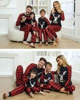 1 x RAW Customer Returns Kouric Christmas pajamas family set, Christmas pajamas for men, deer Christmas pajamas for men long, pajamas for men Christmas, Xmas pajamas for men, men s gifts for Christmas, man-L - RRP €23.98