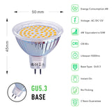 1 x RAW Customer Returns ROTTYI GU5.3 MR16 LED 4W Lamp 12V, 50 Watt Replaced, 3000K Warm White 36 Beam Angle LED Spot MR16, 400 Lm AC DC 12 Volt LED Bulb, Not Dimmable, Pack of 6 - RRP €18.99