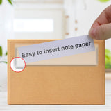 1 x RAW Customer Returns Label Holders, Self Adhesive Shelf Labels - Fushing Clear Plastic Labels for with Name Tag Inserts, Removable Adhesive Pockets for Shelf, Mailbox, Folder, Drawers 50  - RRP €15.99