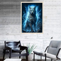 12 x Brand New 5D Diamond Art Painting Kit, Diamond Painting Pictures Set, Diamond Painting Rhinestone Embroidery Painting Painting Set for Adults, Children, Home, Wall Decorations Wolf  - RRP €83.88