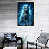 12 x Brand New 5D Diamond Art Painting Kit, Diamond Painting Pictures Set, Diamond Painting Rhinestone Embroidery Painting Painting Set for Adults, Children, Home, Wall Decorations Wolf  - RRP €83.88