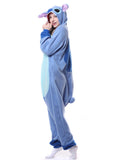 1 x RAW Customer Returns RANSUU Stitch Onesie Costume Relaxo Jumpsuit Adult Pajamas Women Men Animal Pajamas Christmas Carnival Halloween Blue M - RRP €29.24