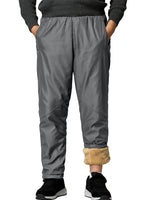 1 x Brand New KTWOLEN Jogging bottoms men s warm sports trousers, winter fleece trousers, drawstring, elastic leisure trousers, Sherpa lined, sporty trousers, joggers with pockets, grey, XXL - RRP €27.6