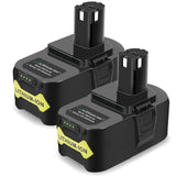 1 x RAW Customer Returns LabTEC 2 Packs RB18L50 18V 5000mAh Lithium Battery Replacement for Ryobi 18V Battery BPL-1815 BPL-1820G BPL1820 BPL18151 P102 P103 Cordless Battery with Indicator Light - RRP €56.32