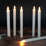 1 x RAW Customer Returns Eldnacele LED candles with timer function, white candles with remote control, flickering flame electric candles set of 6 2 x 25 cm table decoration for party Christmas - RRP €24.19