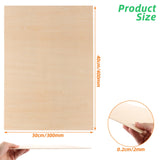 1 x RAW Customer Returns JMIATRY 15 pieces plywood board 3 mm, basswood 300 300 3 mm, wooden boards for crafts, wooden board for DIY, model, painting, engraving... - RRP €31.25