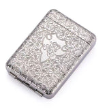 1 x RAW Customer Returns Cigarette Case Box Silver High Quality Metal for 14 Cigarettes Regular Size Cigarette Peaky Blinders Merchandise - RRP €21.06