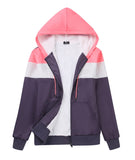 1 x Brand New igeekwell teddy lining hoodie jacket women s zipper sweat jacket warm fleece winter autumn hoodie lined fleece jacket with hood - RRP €47.39