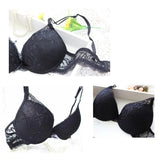 1 x RAW Customer Returns Sencylife Sexy Bras for Women Lace Push Up Padded Underwire Lift Up Support Everyday Bra Set, Black, 75B - RRP €22.18