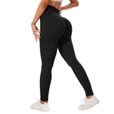 1 x RAW Customer Returns DDOBB Scrunch Leggings Women Butt Sport Leggings Seamless Push Up Booty High Waist Sports Leggings Long Gym Fitness Leggings Opaque Running Pants Stretchy Yoga Pants Black, XXL  - RRP €19.15