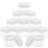 1 x RAW Customer Returns Belle Vous Empty Cosmetic Containers Transparent 12 Pieces - Cosmetic Jars 150ml - Plastic Jar with Round Lid for Makeup, Cream Tins, Nail Design, Powder Jar Empty - Leakproof Airtight - RRP €20.22