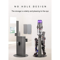 1 x RAW Customer Returns Xingsiyue Stand for Dyson Cordless Vacuum Cleaner V6 V7 V8 V10 V11 V12 V15 DC30 DC31 DC34 DC35 DC58 DC59 DC62 DC74 - Carbon Steel Floor Stand - No Drilling the Wall - RRP €95.09