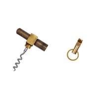 1 x RAW Customer Returns Le Sommelier traditional rustic portable corkscrew, wine opener and ultra small bottle opener with key ring are perfect for your parties and nights out - RRP €28.32