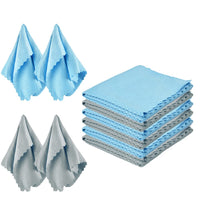 2 x Brand New DODUOS 10 Pieces Fish Scale Cloths, 30 40cm Eco-Friendly Reusable Towel, Microfiber Cloth, Home Cleaning Cloth for Glass, Mirrors, Windows and Glass Furniture - RRP €45.6