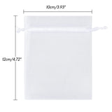 31 x Brand New jijAcraft White Organza Gift Bags, 7X9cm Organza Gift Bags with Drawstring, 50PCS Small White Organza Bag, for Wedding Gifts Candy Jewelry - RRP €632.4