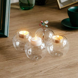 1 x RAW Customer Returns Nuptio Candle Holder 8 Pieces Bubble Candle Holders for Table Glass Wedding Christmas Halloween Home Gifts DIY Garden Ornaments Votive Candle Holders - RRP €20.15