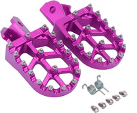 1 x RAW Customer Returns Dirt Bike Foot Pegs Motorcycle Footrests Foot Pedals Rests CNC for Sur Ron Light Bee S X Segway X260 X160 CRF150F 2003-2019 CRF230F 2003-2019 Pit Bike Purple - RRP €42.99