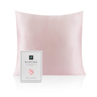 1 x RAW Customer Returns RUIPTSKE Silk Pillowcase for Pillow 100 Silk 22 Momme Oeko-TEX Certified Benefits Hair and Skin Anti-Aging, Anti-Mite 65x65cm, Pink  - RRP €28.99