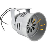 1 x RAW Customer Returns Alarm Driven by, 40W Electric Motor, Heavy Duty Fire Siren Driven by Vehicle Engine, Fire Prevention Metal Horn Alarm AC220V  - RRP €26.18