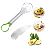 3 x Brand New Avocado Corer Peeler, Well Made Stainless Steel Avocado Cutter and Corer Tool - RRP €27.18