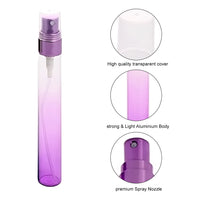 10 x Brand New Vococal Empty Bottles, Perfume Atomizer Empty, Perfume Bottle Empty Mini Gradient Refillable Perfume Bottles Empty 10ml Set Travel Perfume Atomizer Pump Sprayer Glass Bottle - 6 Pieces - RRP €85.8