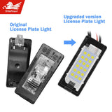 1 x RAW Customer Returns WinPower LED license plate light 18 SMD license plate light LED 6000K xenon white with Canbus error-free, 2 pieces - RRP €22.99