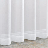 1 x RAW Customer Returns TOPICK Voile Curtain White with Eyelets Sheer Curtains Transparent Gauze Curtain Pair of Eyelet Curtains Translucent for Living Room Bedroom White 225 x 140 cm H x W Set of 2 - RRP €32.99