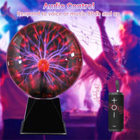 1 x RAW Customer Returns Magic Plasma Ball, Flashing Educational Toy, Touch and Sound Control, USB Power Supply, Suitable for Decorations, Children, Bedrooms, Houses, Gifts - RRP €29.5