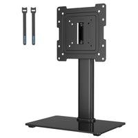 1 x RAW Customer Returns BONTEC TV stand monitor stand for 17-43 inch LCD LED OLED Plasma flat curved TVs monitors up to 45 kg with 50 degree swivel joint, 3-stage height adjustable, Max VESA 200x200 - RRP €22.75