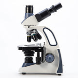 1 x RAW Customer Returns SWIFT 380T Trinocular Microscope 40X-2500X Trinocular Microscope, Transmitted Light, Siedentopf Head, Laboratory Compound Microscope with WF 10X 25X Eyepieces Ultra-Precise Focusing, Camera Compatible - RRP €363.01