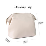 1 x Brand New Fentow Small Makeup Bags for Women Elegant Cosmetic Bag for Purse Lipstick Pouch Zipper Bag Waterproof Travel Coin Bag Mini Makeup Bag White Pocket Organizer - RRP €32.4