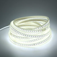 1 x RAW Customer Returns pcning 5M LED Strip 230V direct connection 6000K cold white strip, SMD 5730 120 leds m IP67 waterproof stripes tape cold white, 5  - RRP €40.88