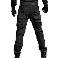 1 x RAW Customer Returns JOYASUS Paintball BDU Tactical Pants Airsoft Pants Multi-Pocket Duty Pants with Knee Pads XXL, Black - RRP €45.99