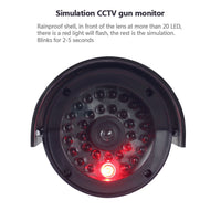 1 x RAW Customer Returns TIMESETL Pack of 2 Dummy Camera CCTV Dummy Surveillance Camera with Red Flashing LED Fake Security Camera - Black - RRP €19.99