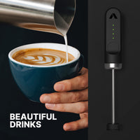 1 x RAW Customer Returns Subminimal NanoFoamer Lithium Handheld Milk Frother Micro-foamed milk for premium barista-style coffee drinks Rechargeable milk frother cappuccino, latte, hot chocolate and more - RRP €69.95