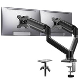 1 x RAW Customer Returns ErGear monitor mount 2 monitors for 17 to 32 inch screens, screen mount 2 monitors, monitor mount 2 monitors with a load capacity of 2-10 kg, 2 mounting options VESA 75 100 - RRP €49.99